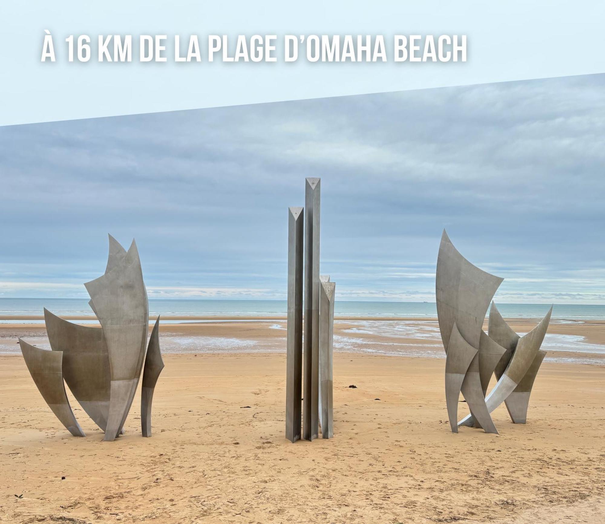 Nid De Pie Grand Duplex Lumineux Cadre Verdoyant Calme A 5 Mn De La Mer Pres Port En Bessin, Bayeux, Omaha Beach, Commes Exteriér fotografie